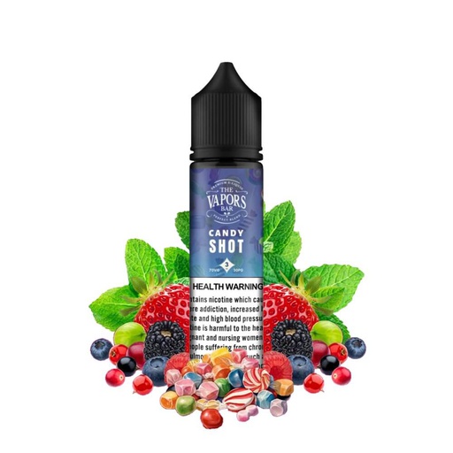 THE VAPORS BAR CANDY SHOT MIX BERRIES CANDY WITH MINT 12MG
